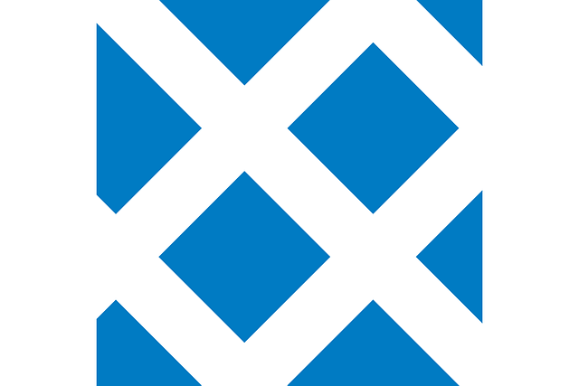 Free flag cross tile vector