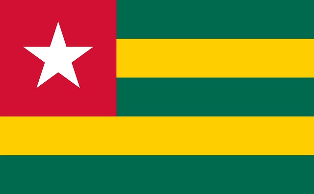 Free flag togo togolese republic vector