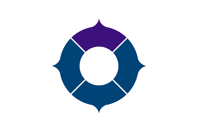 Free flag toyonaka osaka vector