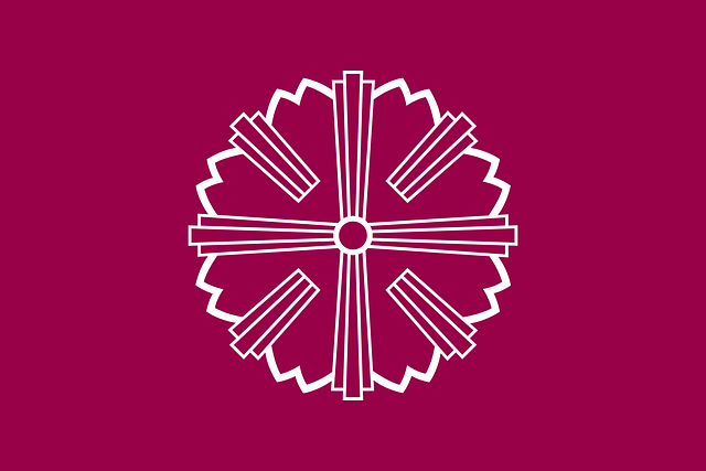 Flagg, Stjerne, Rund, Japan, Yamagata