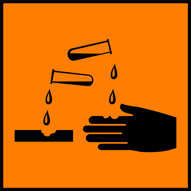 Free warning hazard toxic vector