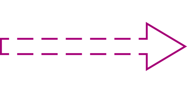 Free arrow direction traffic vector