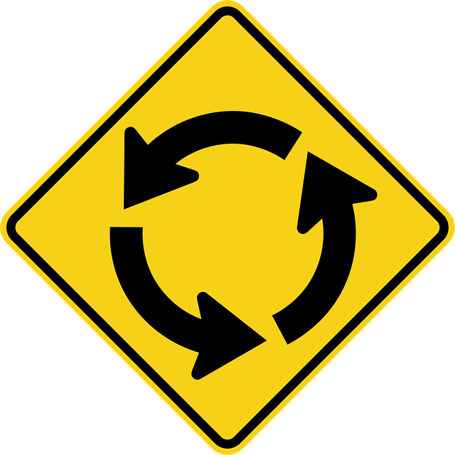 Rotonda, Adelante, Circular, Reducir