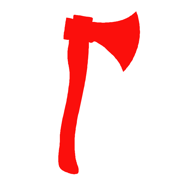 Free axe tool cut vector