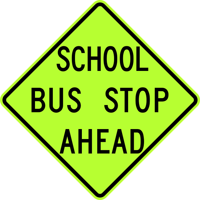 Free signs bus stop transport illustration