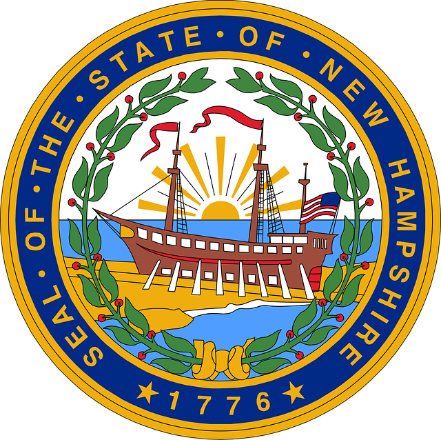Free new hampshire seal vector