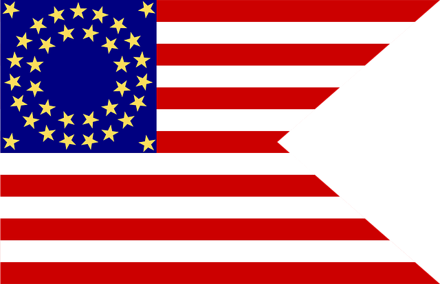 América, Bandeira, Modificação, Estados