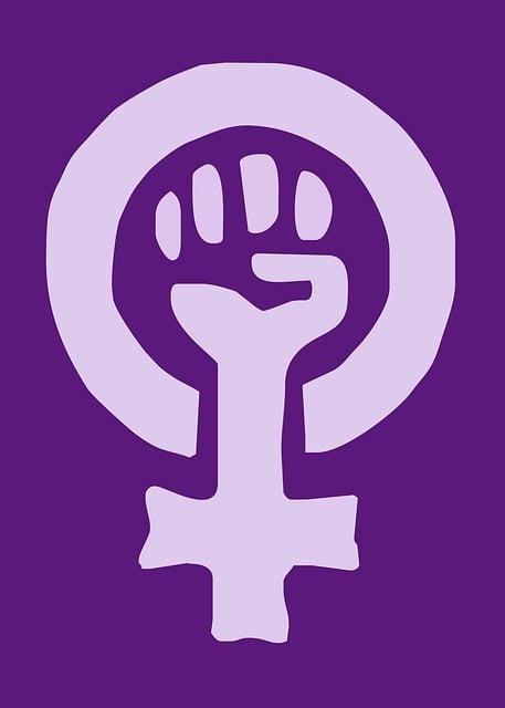 Free cross woman power illustration