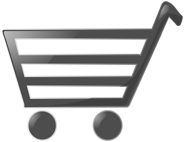 Free cart shopping grocery illustration