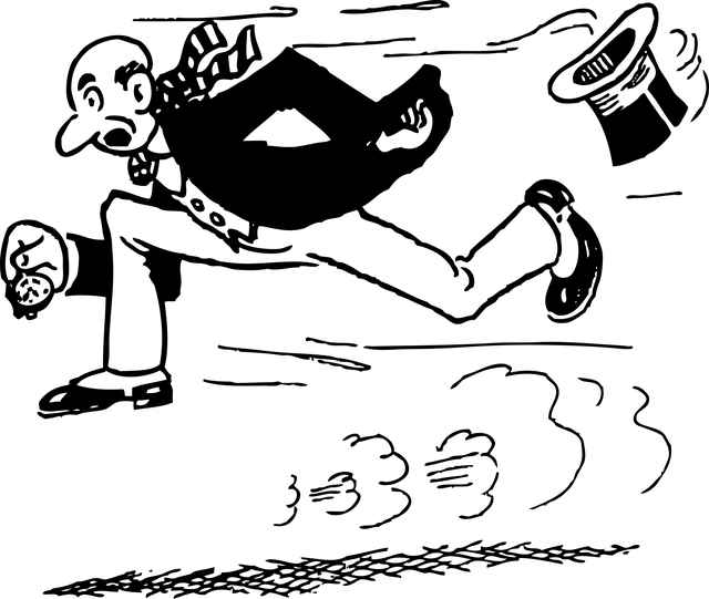 Free man person sprint vector