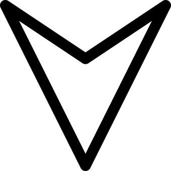 Image result for down pointing arrow