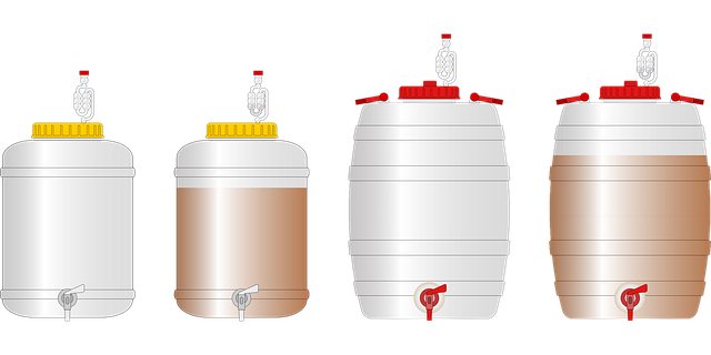 Free container drink beer vector