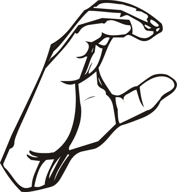 Download free HD stock image of Language Hand Free language hand sign vector