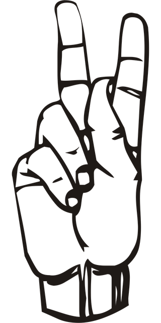 Free hand fingers gestures illustration