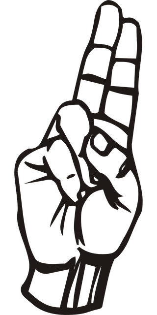 Free hand fimgers two illustration