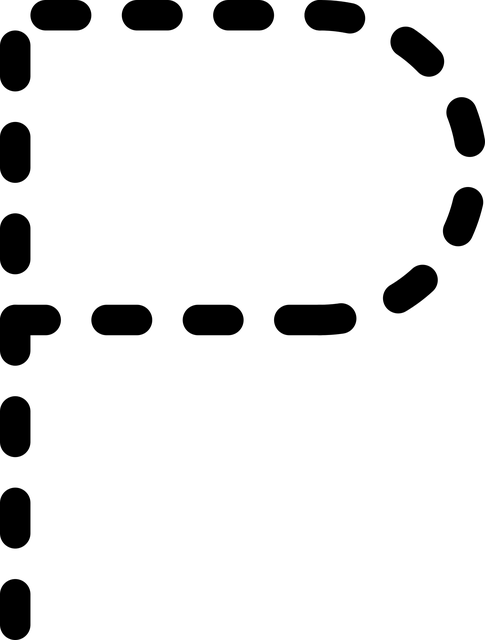 Free letters trace alphabet vector