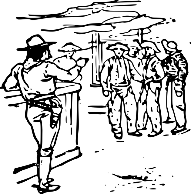 Free Western Bar vector and picture