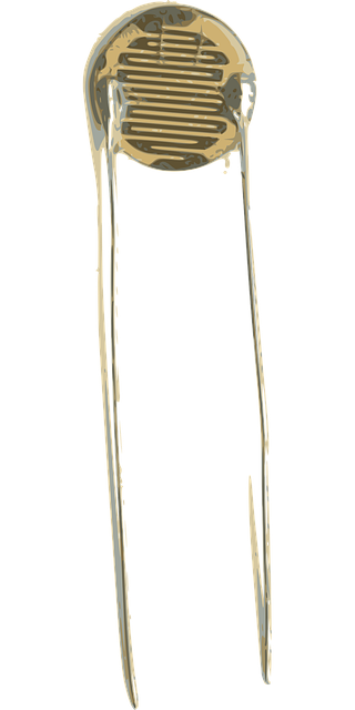 Free resistor electronic ldr vector