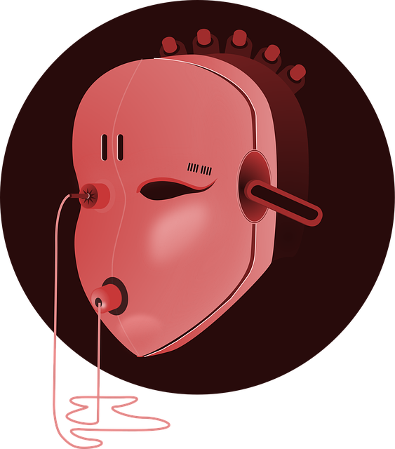 Free head face electronics vector