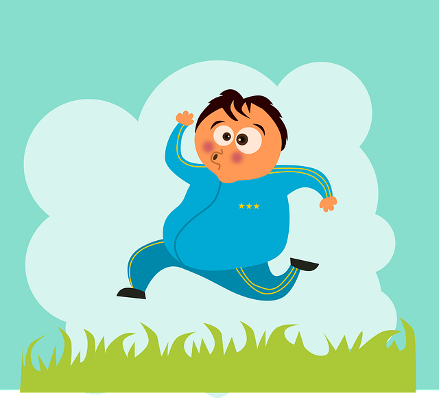 Free man person running illustration