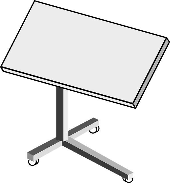 Free table ledge top vector