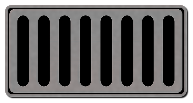 Free street iron grate vector