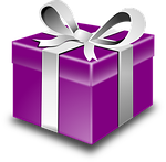 gifts, wrapped, purple