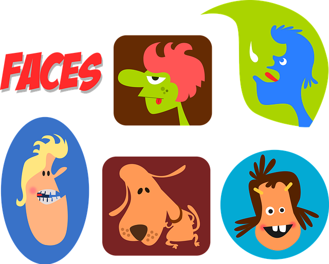 Free faces cartoons people illustration