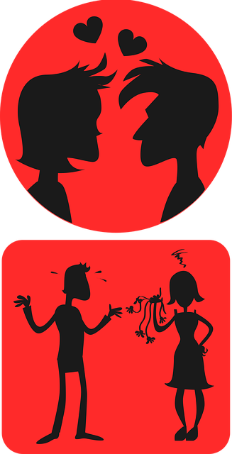 Free man woman love vector