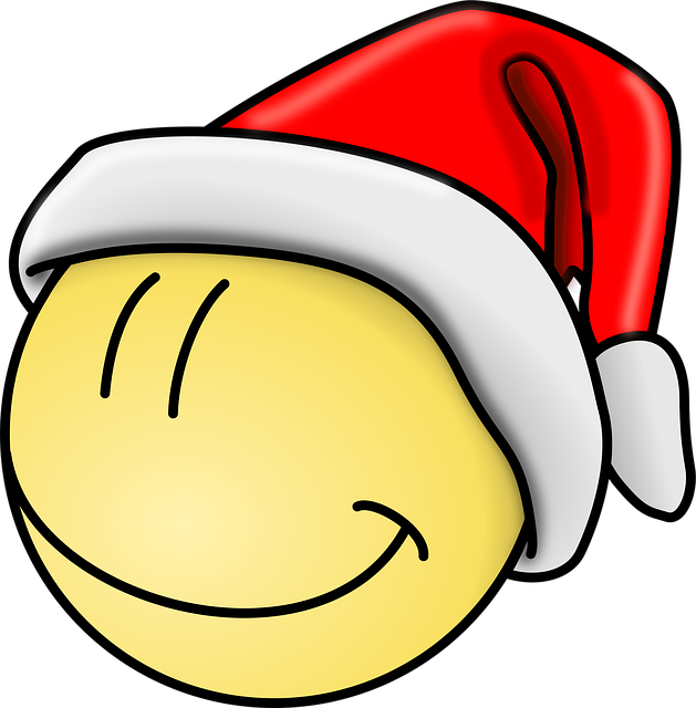 De Kerstman, Hoed, Rood, Gezicht, Smiley