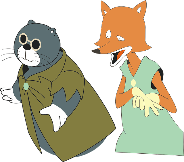 Free mole fox blind vector