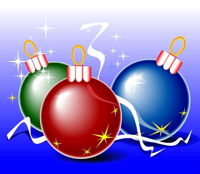 Dekorationen, Weihnachten, Bälle, Glas