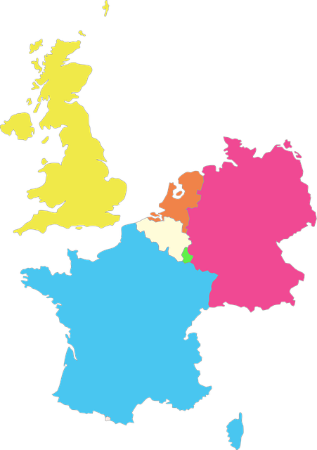 Geografía, Europa, Países Bajos, Vecinos