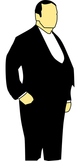 Tux, Mand, Fed, Postkort, Plakat