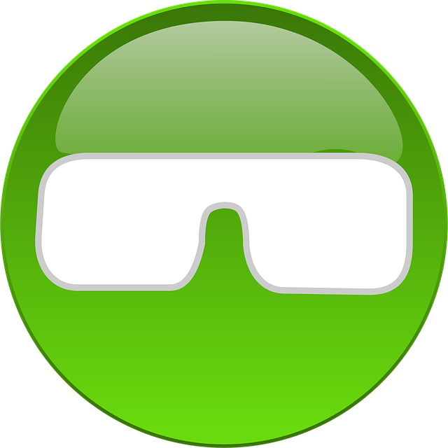 Free eye doctor button vector