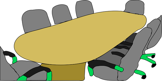 Free conference meeting furniture vector