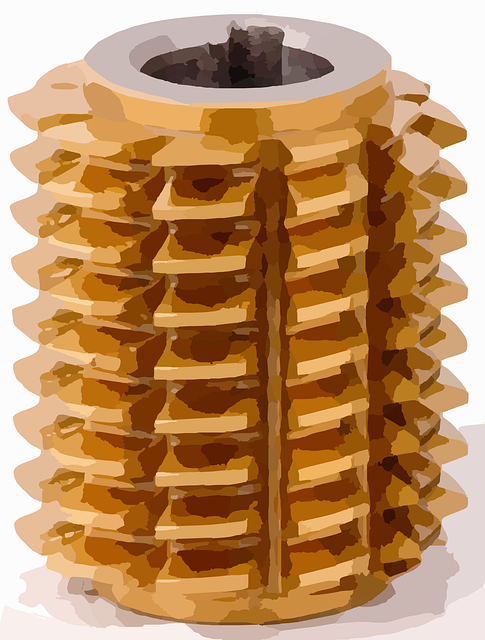 Free gear hob tool vector