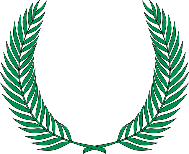 Free plants leaf ribbon vector