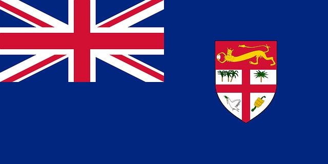 Free government flag fiji vector