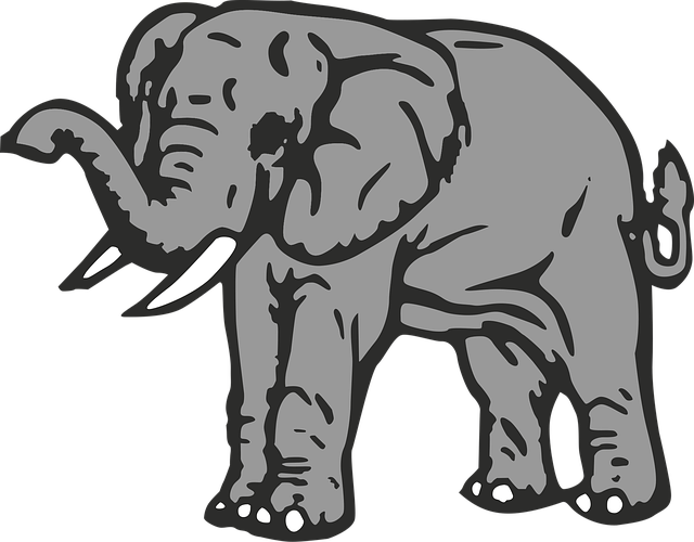 Free elephant animal mammal vector