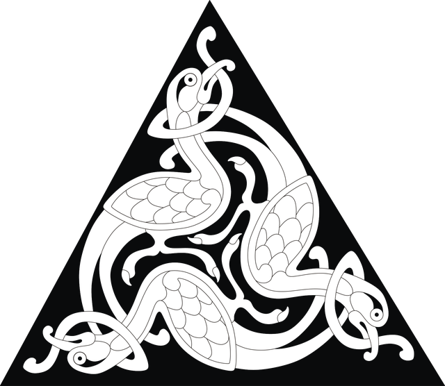 Keltský, Trojúhelník, Ornament