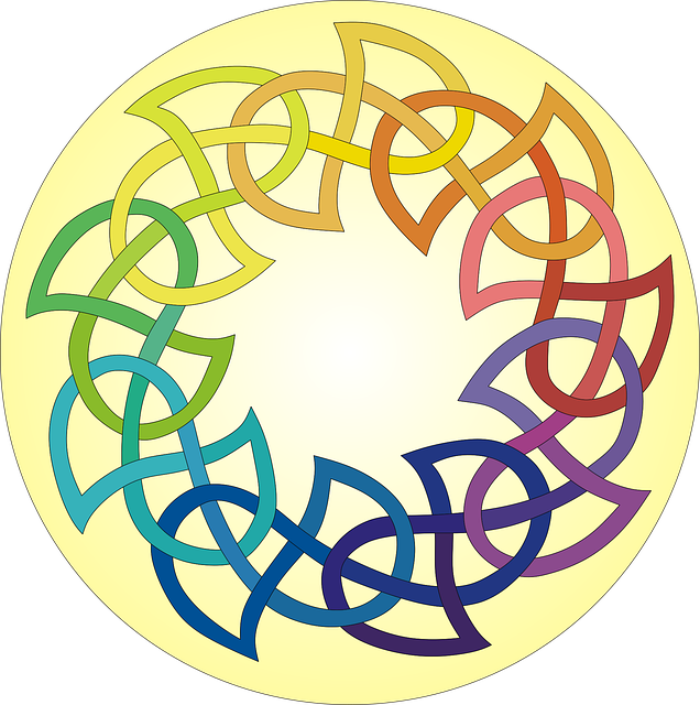 Free celtic knot ring vector