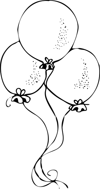 Free balloons celebrate holiday vector