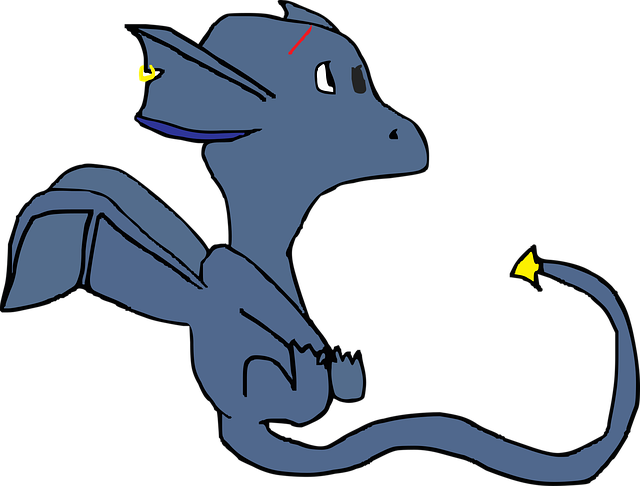 Free dragon fly toy vector