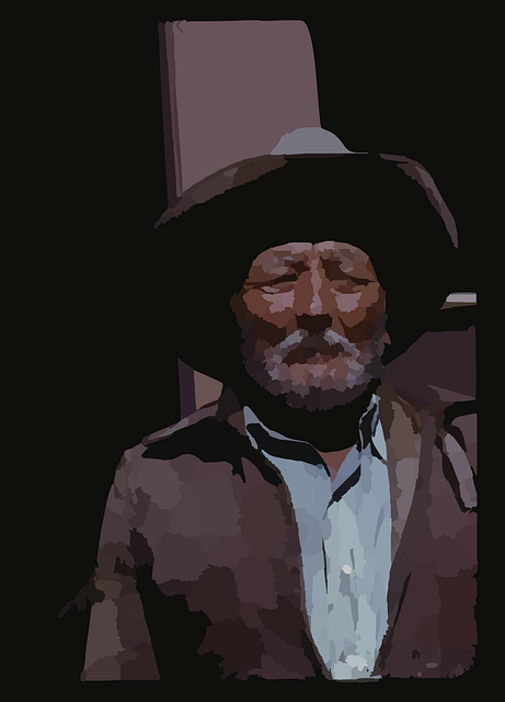Free man worker migrant illustration