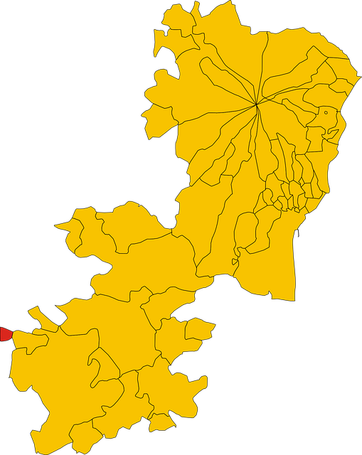 Free map italy san vector