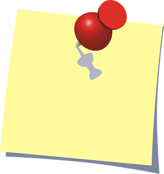 Note, Reminder, Paper, Tack, Sticker