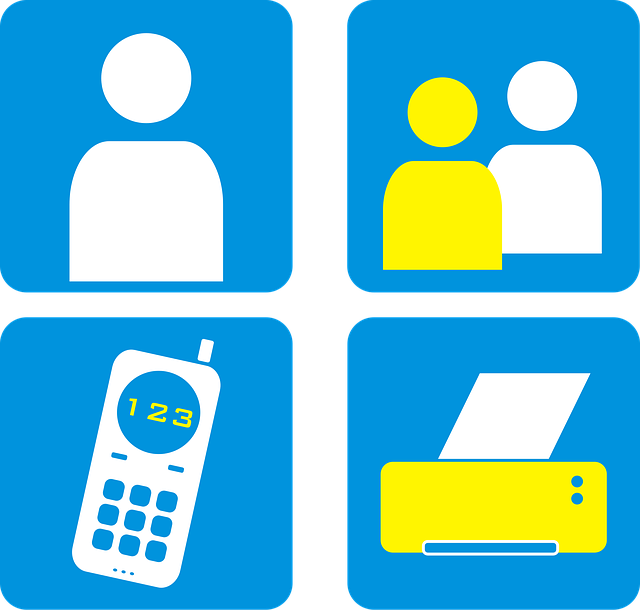 Telefon, Printer, Mand, Mennesker, Ikon
