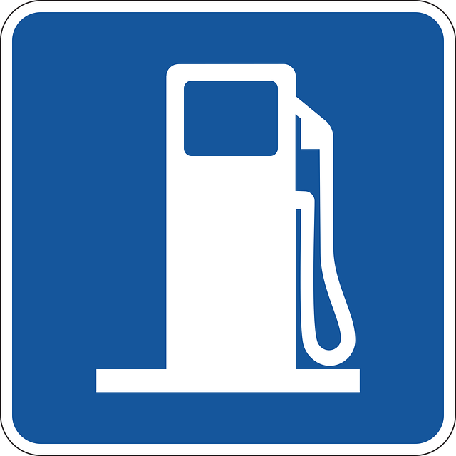 Free gas station car vector
