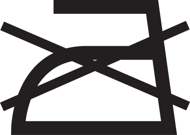 Free iron clothing care vector